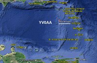 yv0aa-3  YV0AA Aves - Isla de Aves (Spanish for "Island of Birds"), or Aves Island, is a Caribbean dependency of Venezuela